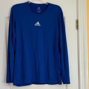 Adidas Royal Blue Crew Neck Top